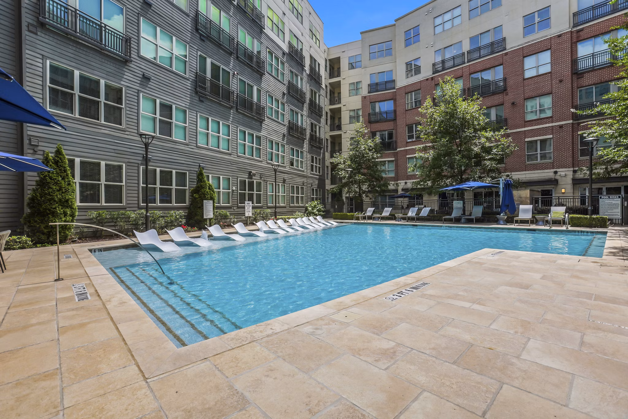 pool at The Bryant at Buckhead Village Apartments