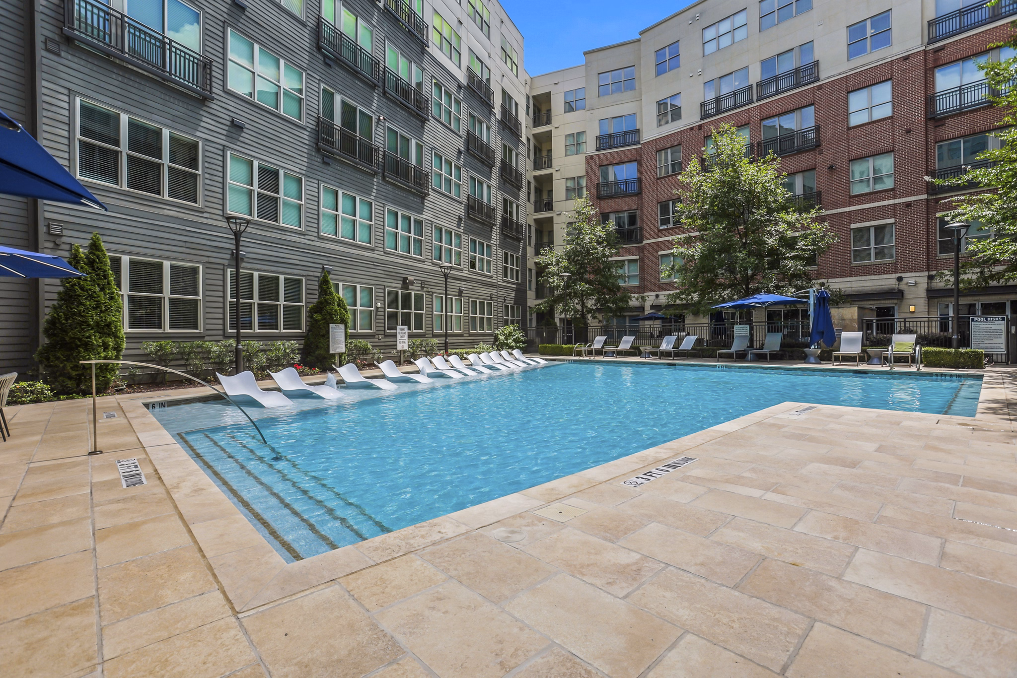 pool at The Bryant at Buckhead Village Apartments