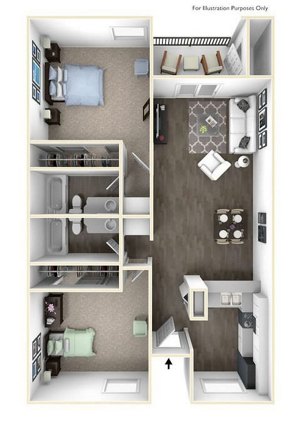 Floorplan Larkspur renovated