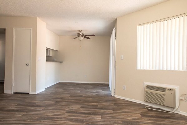 Dining room featuring modern furnishings and elegant lighting in Solana at Grand luxury apartments