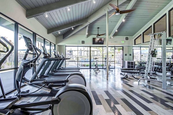 fitness center at Solana at Grand Apartments