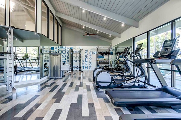 Well-equipped fitness center at Solana at Grand Apartments