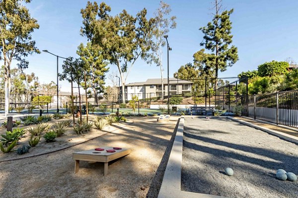 Outdoor sport court at Solana at Grand Apartments, perfect for basketball and tennis enthusiasts