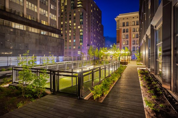 rooftop deck at The Girard Apartments