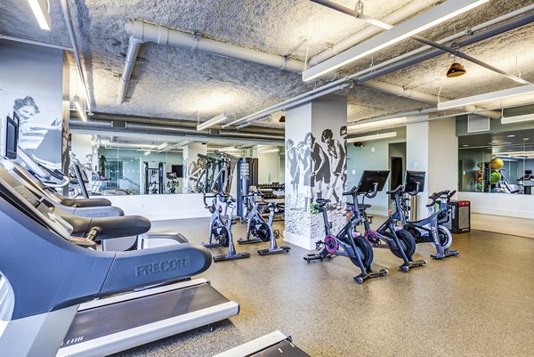 fitness center at Ocean 650 Apartments