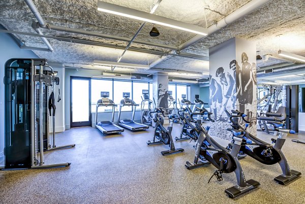 State-of-the-art fitness center at Ocean 650 Apartments featuring modern gym equipment