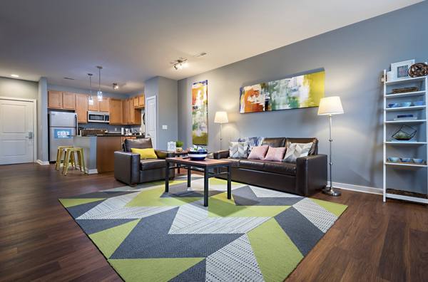 living room at 3949 Apartments