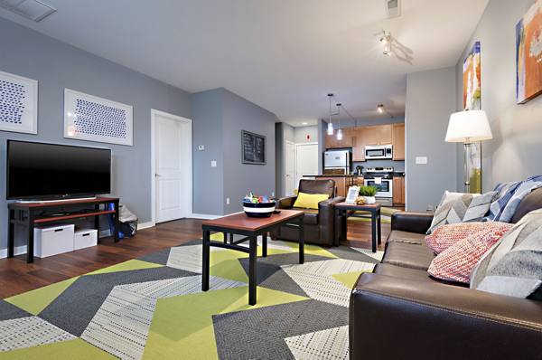 living room at 3949 Apartments