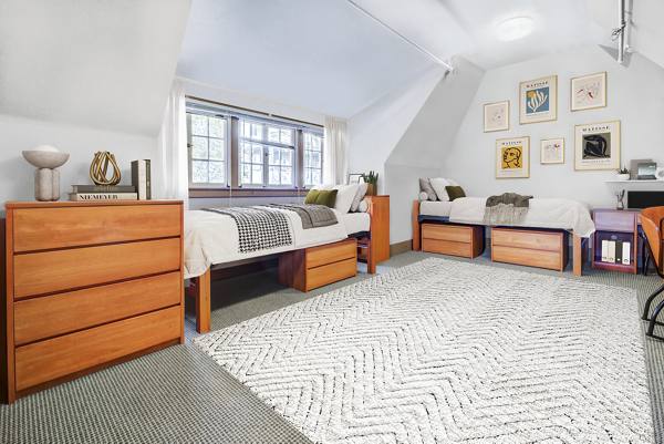 bedroom at The Berk Apartments