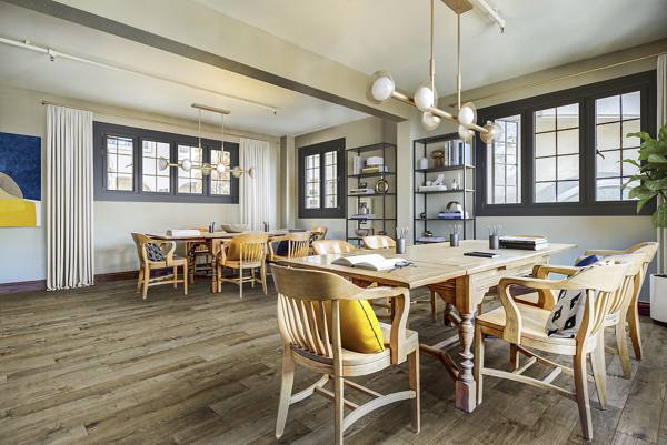 game room at The Berk Apartments