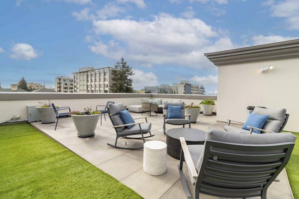 rooftop deck at The Berk Apartments