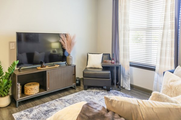 living room at College View Apartments
