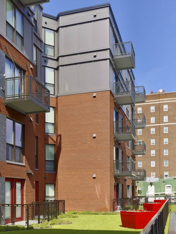 exterior at Georgia Heights Apartments