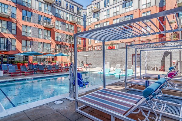pool at Georgia Heights Apartments