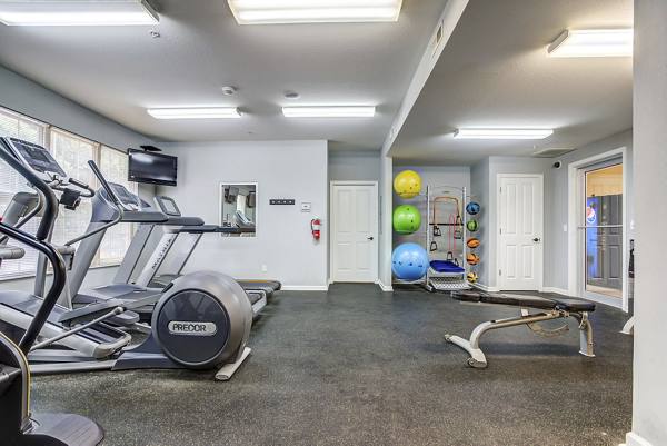 fitness center at Irish Row Apartments