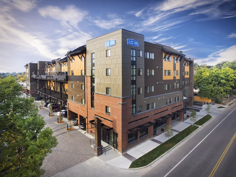Lokal Apartments: Modern of luxury apartments in vibrant city setting, showcasing architectural design excellence