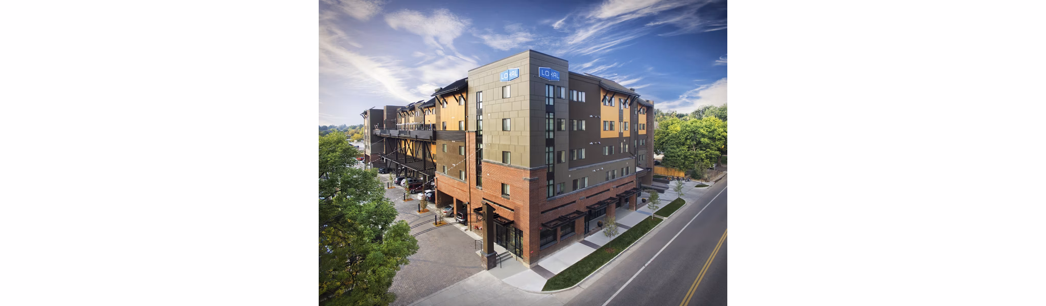 Lokal Apartments: Modern of luxury apartments in vibrant city setting, showcasing architectural design excellence