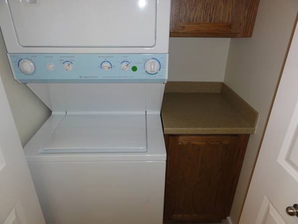 laundry room at The Lotus Apartments