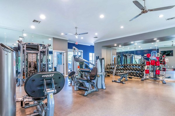 fitness center at The Pointe Apartments