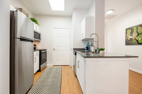 kitchen at The Pointe at State College Apartments