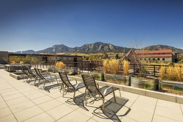 rooftop deck at The Province Boulder Apartments