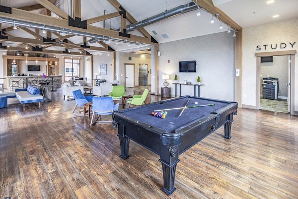 clubhouse game room at The Province - Kent Apartments