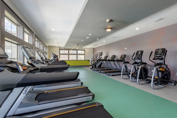 fitness center at The Retreat at Blacksburg Apartments