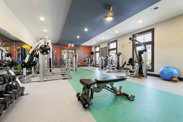 fitness center at The Retreat at Blacksburg Apartments