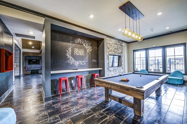 game room at The Retreat at Louisville Apartments