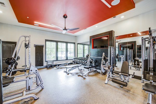 fitness center at The Retreat at Louisville Apartments