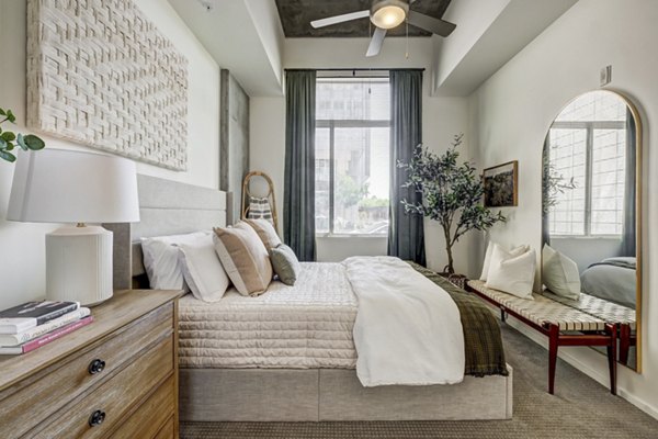 bedroom at Roosevelt Point Apartments