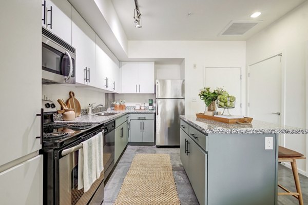 kitchen at Roosevelt Point Apartments