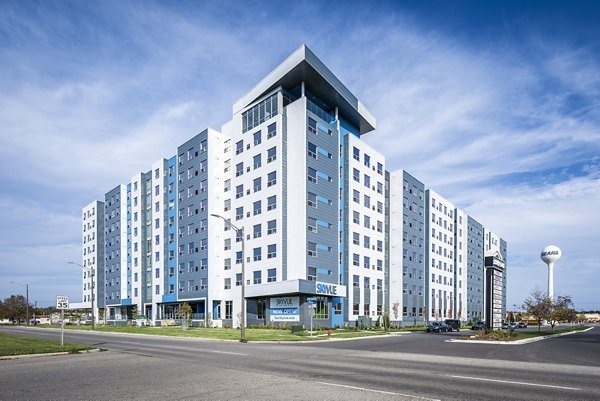 SkyVue Apartments: Contemporary of luxury high-rise apartments in a vibrant urban setting
