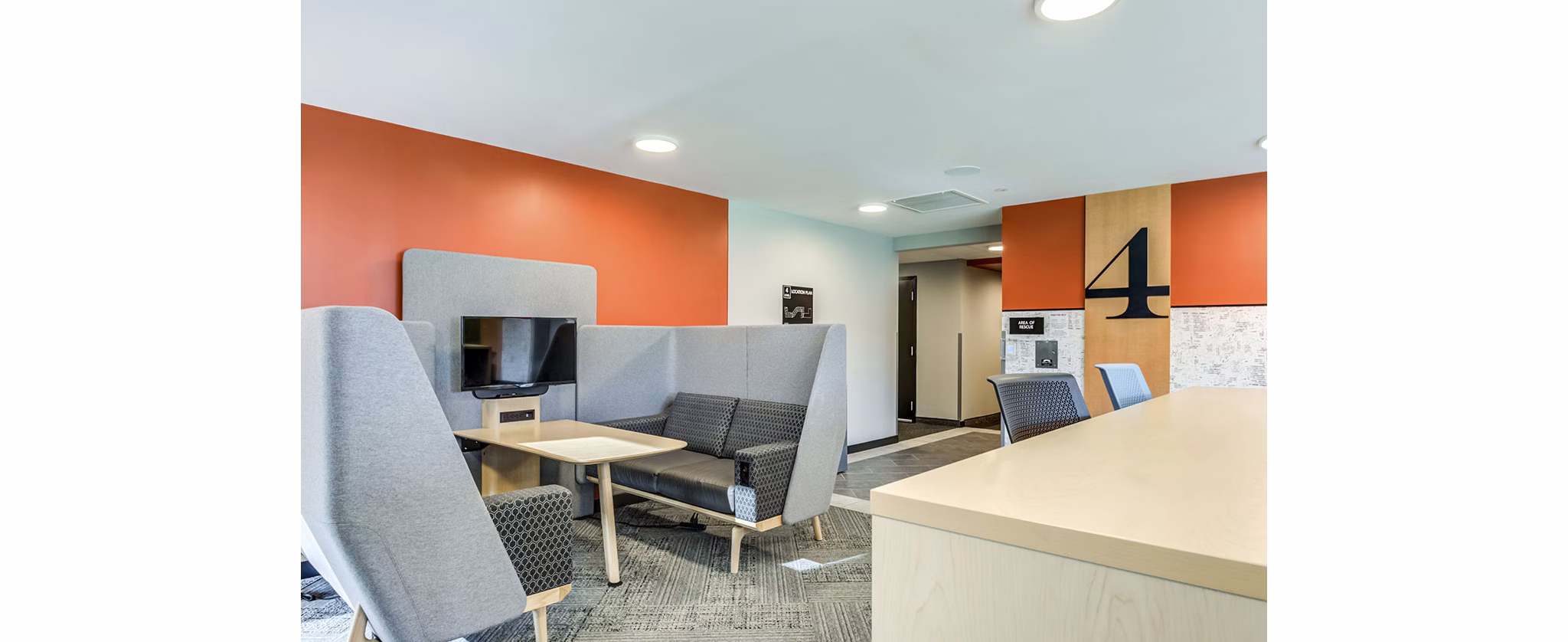 study area at Southside Commons Apartments