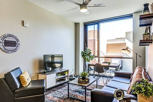 living room at Southside Commons Apartments