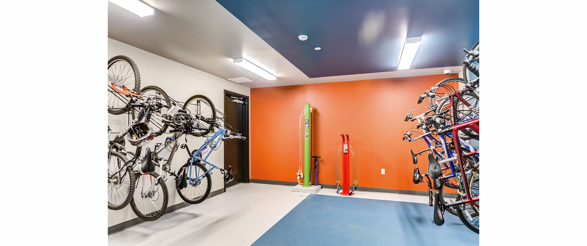 bike storage at Southside Commons Apartments