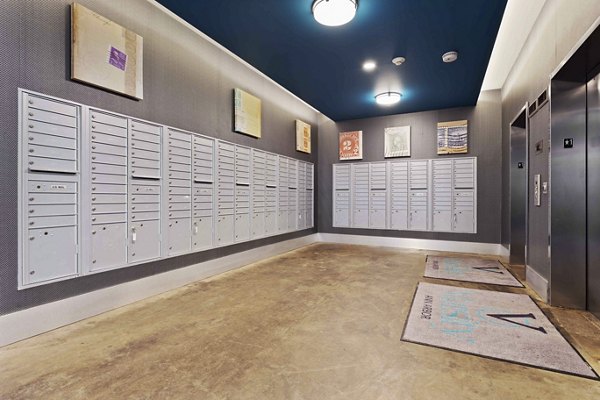 mail room at The Varsity Apartments