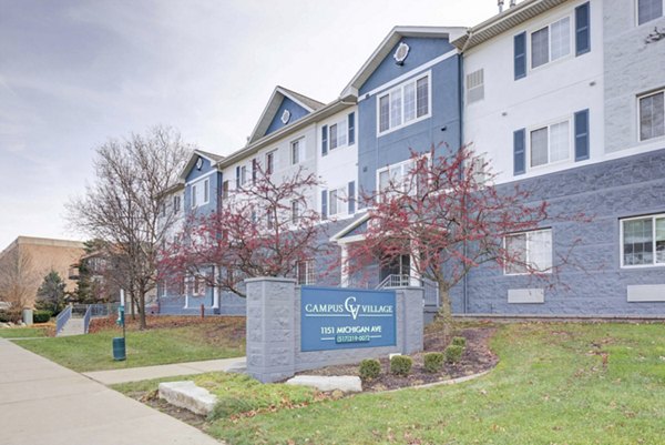 Campus Village: Renovated brick apartments in East Lansing