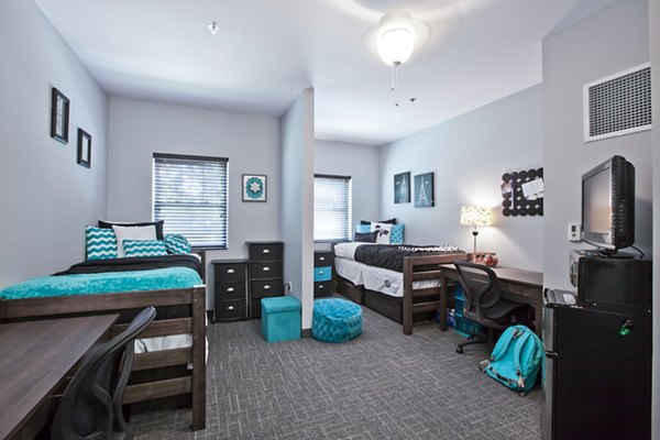 bedroom at Central Hall Apartments