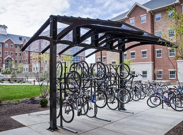 bike storage at Central Hall Apartments