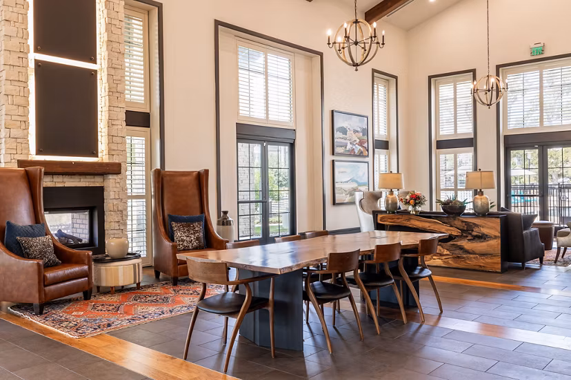 clubhouse at The Michael at Presidio Apartments