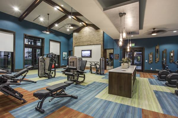 fitness center at The Michael at Presidio Apartments