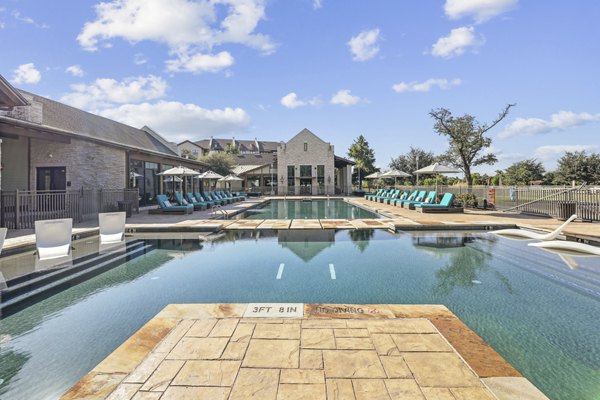 Rooftop pool with panoramic views at The Michael at Presidio luxury apartments