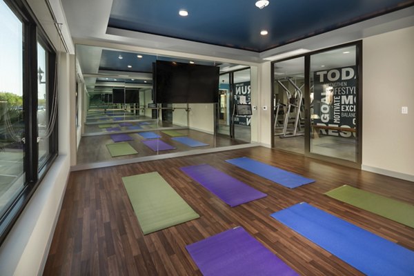 yoga area at Pierside South Apartments 