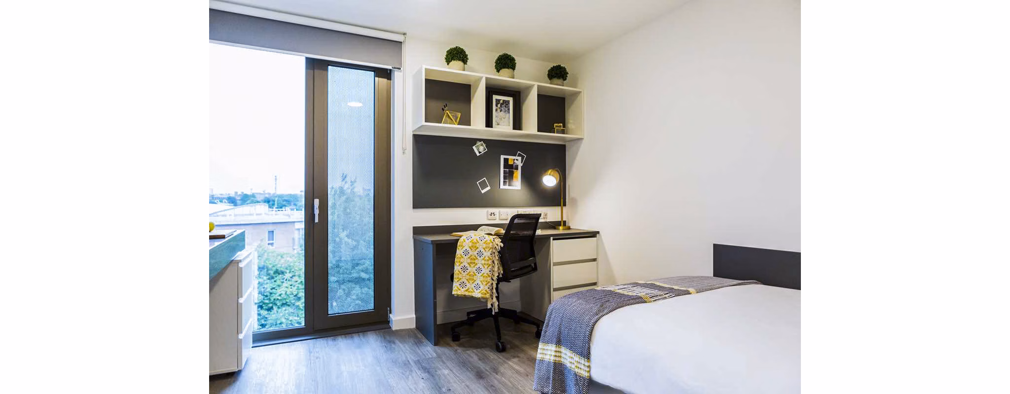 bedroom at Chapter White City      