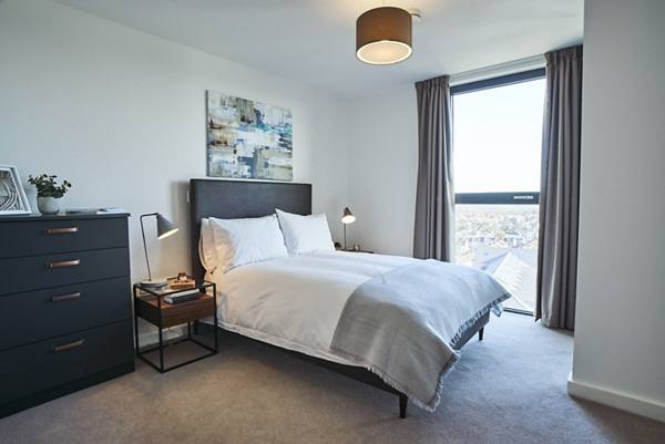 bedroom at No 16 Sutton Apartments