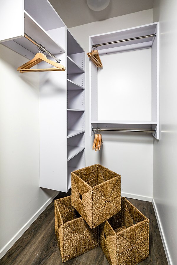 bedroom closet at Burano Place Apartments