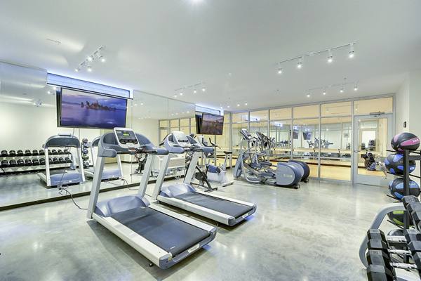fitness center at NoLo Flats            