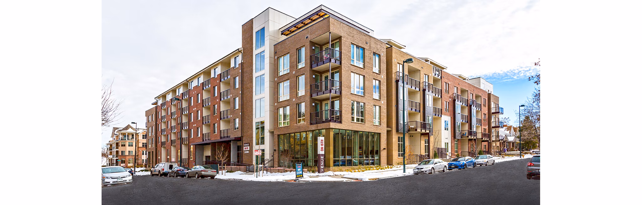 Venue on 16th: Modern luxury apartments in the vibrant neighborhood, offering stylish living