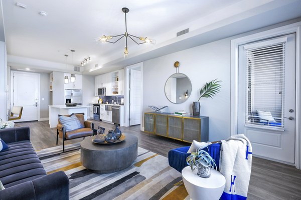 living room at Flatiron Domain Apartments